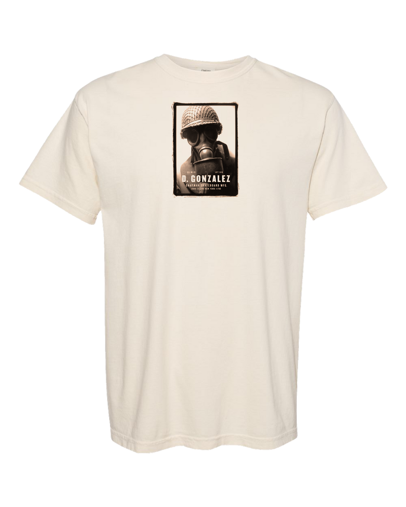 Danny Gonzalez"GAS MASK" Tee Shirt in Cream