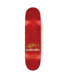 Bars (Silver) Skateboard Deck