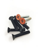 Colored Phillips 1" Skateboard Hardware