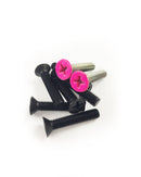Colored Phillips 1" Skateboard Hardware